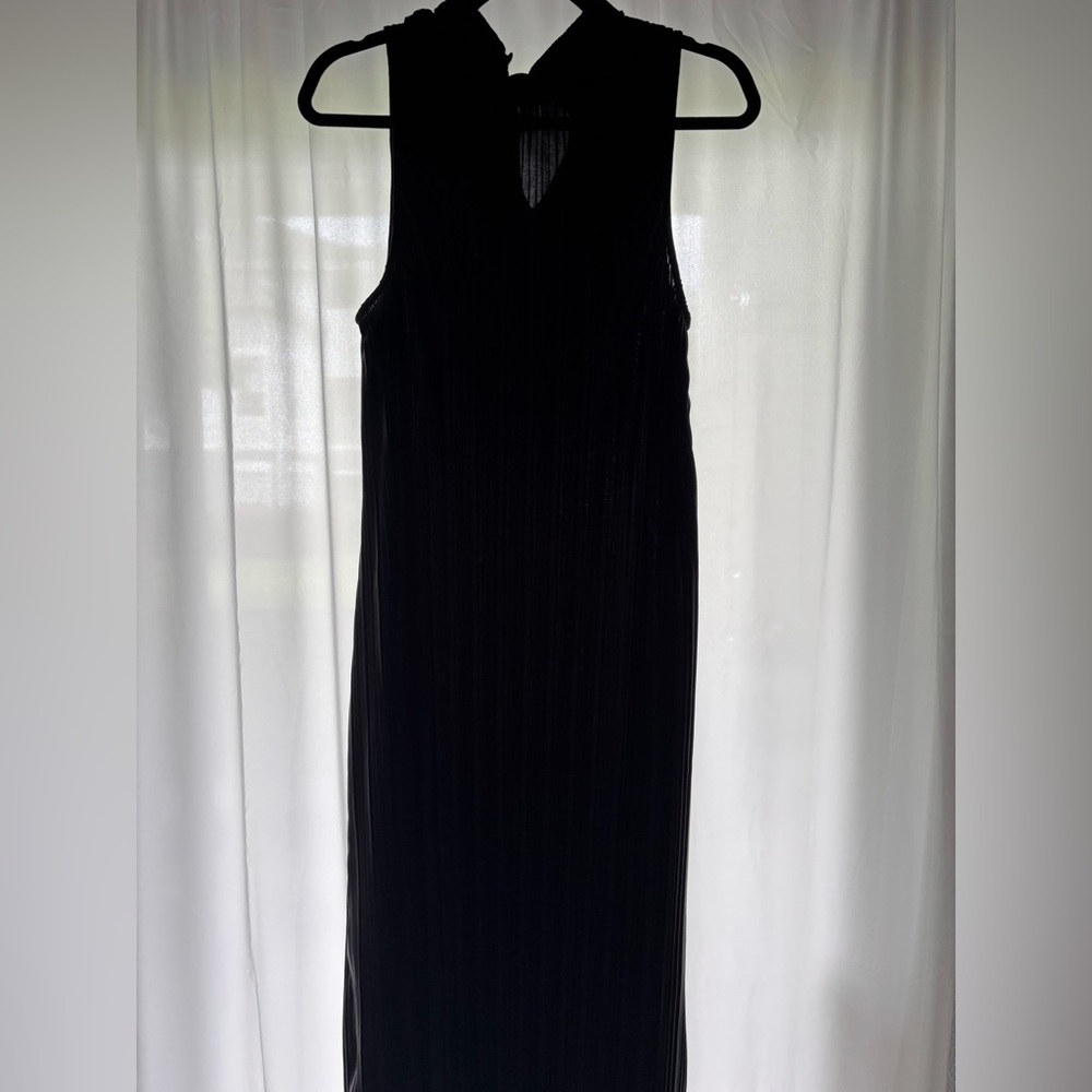 Forever 21 Black Plisse High Neck Dress plus size 2x